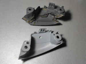 PEUGEOT 107 CITROEN C1 Toyota AYGO Door Handle Brackets Left-Right 3D Print Model