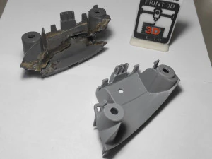 PEUGEOT 107 CITROEN C1 Toyota AYGO Door Handle Brackets Left-Right 3D Print Model