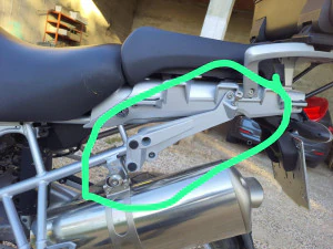BMVV R 1200 GS suitcase bracket set left-right 3D Print Model