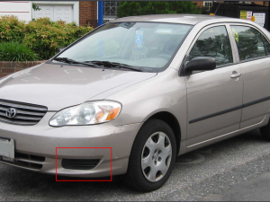 Bumper Grille FOR TOYOTA COROLLA E12 2004-2007 5212702130 Right-Left Modelo de impresión 3D