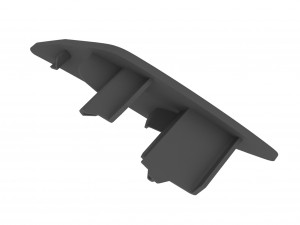 Volkswagen Front Left-Right Headlight Primed Washer Cap 3D-printmodel