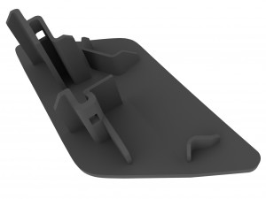 Volkswagen Front Left-Right Headlight Primed Washer Cap 3D-printmodel