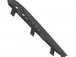 Audi RS6 2013 2014-2018 Left-Right Side Front Bumper Fog light frame 3D Print Model