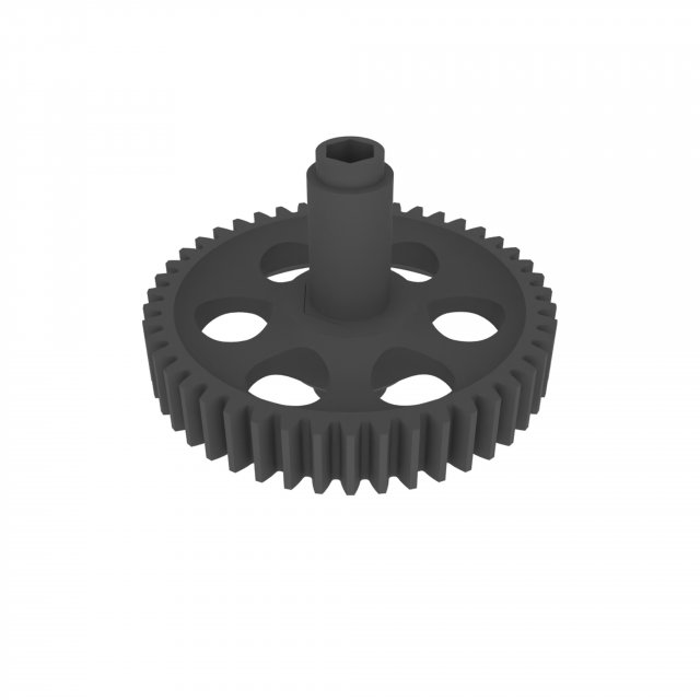 Meat Grinder Drive Gear D82 T46 Model Cetak 3D .c4d .max .obj .3ds .fbx .stl .blend