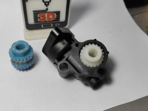 Power Electric Seat Adjustment Gear Fit 3D Druckmodell