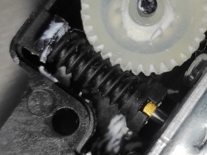 Worm gear of the heater flap motor Denso 1138002320 3D Print Model
