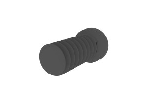 Worm gear of the heater flap motor Denso 1138002320 3D Print Model