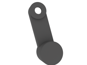 Air Diverter Lever For Frod Fiesta From 2008 3D प्रिंट मॉडल