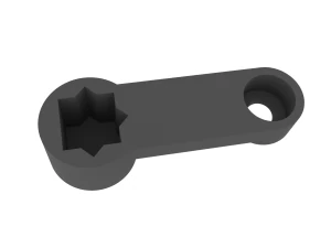 Air Diverter Lever For Frod Fiesta From 2008 3D Print Model
