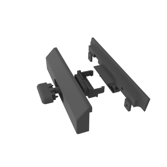 Wood Pane Arm Rest Lid MERCEDES BENZ W124 Modello di stampa 3D .c4d .max .obj .3ds .fbx .stl .blend 