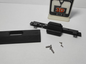 Wood Pane Arm Rest Lid MERCEDES BENZ W124 Modello di stampa 3D