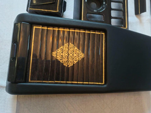 Wood Pane Arm Rest Lid MERCEDES BENZ W124 3D Print Model