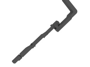 TOYOTA C-HR Fuel Door Latch 77030F4010 3D Print Model