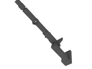 TOYOTA C-HR Fuel Door Latch 77030F4010 3D Print Model