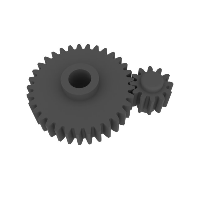 Gear sets driving and driven STIHL 48166402400 48166402401 Modelo de Impressão 3D .c4d .max .obj .3ds .fbx .stl .blend 