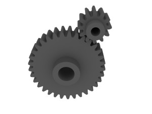 Gear sets driving and driven STIHL 48166402400 48166402401 Modelo de Impressão 3D
