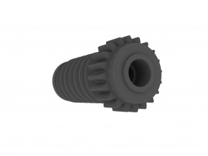 Hella turbocharger actuator gear for Mercedes Benz 253010862 type B Model do druku 3D