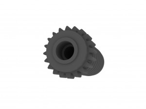 Hella turbocharger actuator gear for Mercedes Benz 253010862 type B Model do druku 3D