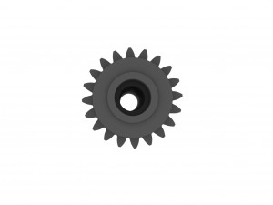 Hella turbocharger actuator gear for Mercedes Benz 253010862 type B Model do druku 3D