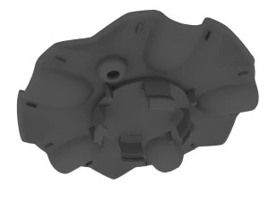ASA BBS Custom Wheel Center Cap 8B327 83225 3D Print Model