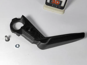 Plastic lever for adjusting the steering column in Renault Grand Scenic 4 488102880R 3D Print Model