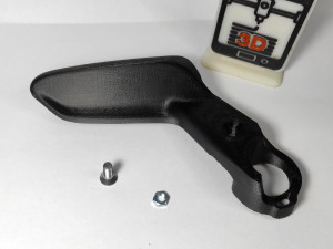 Plastic lever for adjusting the steering column in Renault Grand Scenic 4 488102880R 3D Принт Модель