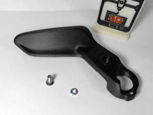 Plastic lever for adjusting the steering column in Renault Grand Scenic 4 488102880R 3D Print Model
