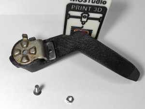 Plastic lever for adjusting the steering column in Renault Grand Scenic 4 488102880R 3D Принт Модель
