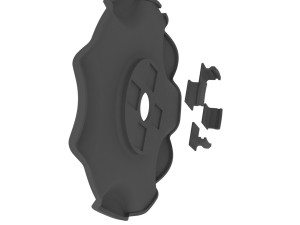 Borbet Wheel Center Cap 3221 Modelo de Impressão 3D