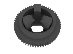 LEXUS GS ES ADALAH Roda Gigi Rotasi Cermin Model Cetak 3D