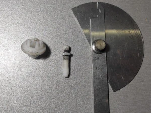 LEXUS GS ES ADALAH Roda Gigi Rotasi Cermin Model Cetak 3D