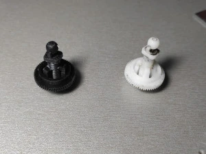 LEXUS GS ES ADALAH Roda Gigi Rotasi Cermin Model Cetak 3D