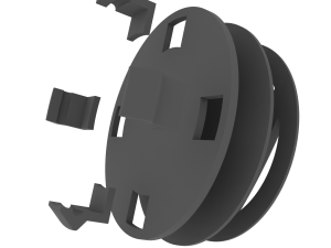 VW VOLKSWAGEN Alloy Wheel Centre Cap 8T0601170 Modelo de impresión 3D