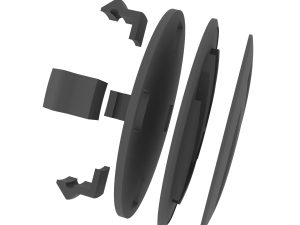 VW VOLKSWAGEN Alloy Wheel Centre Cap 8T0601170 Modelo de impresión 3D