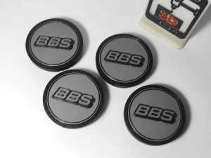 BBS Center Rim Cap Hub Lug Cover Dust 3D Print Model