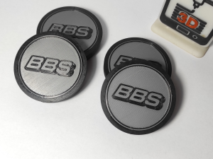 BBS Center Rim Cap Hub Lug Cover Dust Modelo de Impressão 3D