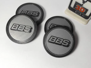 BBS Center Rim Cap Hub Lug Cover Dust 3D Print Model