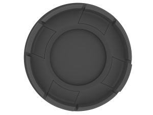 BBS Center Rim Cap Hub Lug Cover Dust Modelo de Impressão 3D