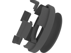 BBS Center Rim Cap Hub Lug Cover Dust 3D Print Model
