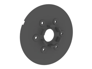 Rial MS10 Wheel Center Rim Cap Hub Lug Cover 3D Print Model