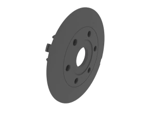 Rial MS10 Wheel Center Rim Cap Hub Lug Cover 3D Print Model