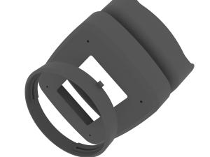 Hood CANON EFS 18-135mm Zoom Lens 3D Print Model