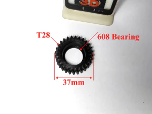 Gear for Electric Bicycle T28 D37 3D Print Model