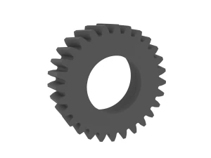 Gear for Electric Bicycle T28 D37 3D Print Model