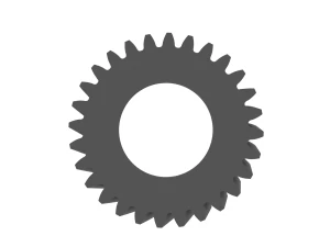 Gear for Electric Bicycle T28 D37 3D Print Model