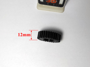 Gear for Electric Bicycle T30 D40 Model Cetak 3D