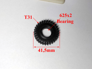 Gear for Electric Bicycle T31 D415 3D Druckmodell