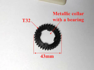Gear for Electric Bicycle T32 D43 3D Print Model
