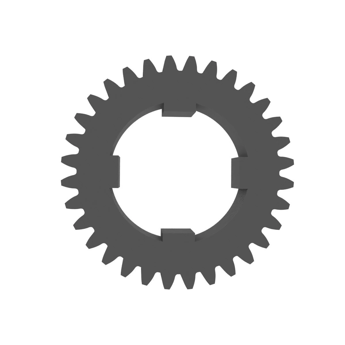 Gear for Electric Bicycle T32 D43 3D Print Model .c4d .max .obj .3ds .fbx .stl .blend 