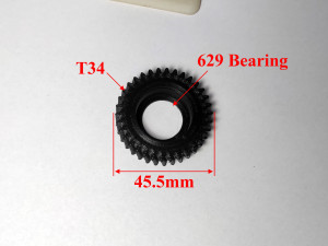 Gear for Electric Bicycle T34 D455 3D-printmodel